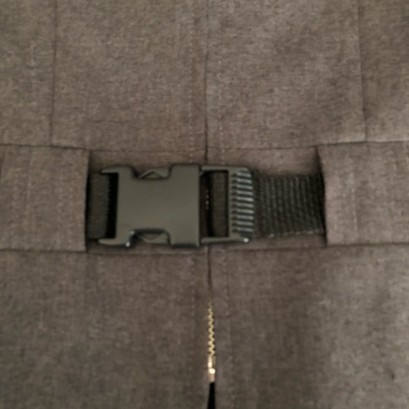 Gray Belted Blazer Jacket - Picture 4 of 8